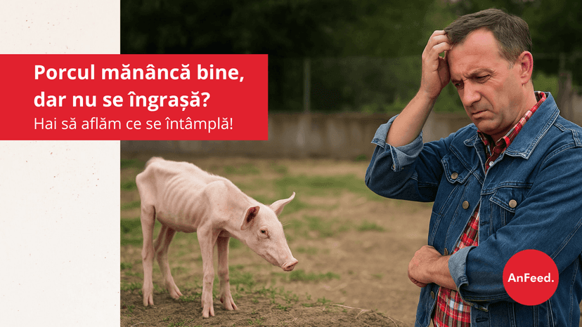 De ce nu se îngrașă porcul cum trebuie?